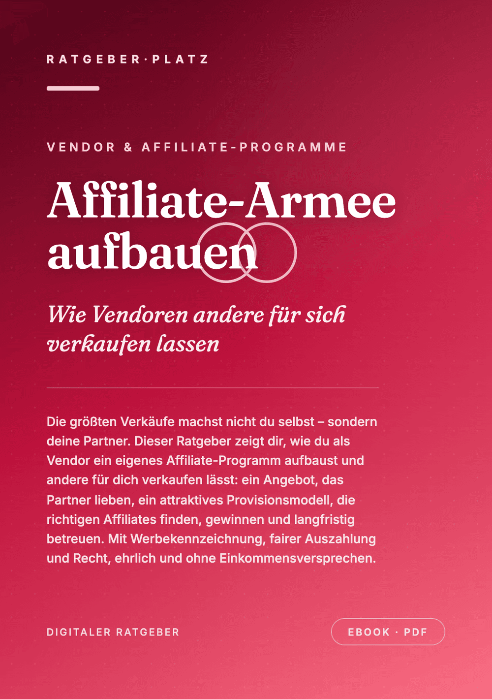 Cover: Affiliate-Armee aufbauen