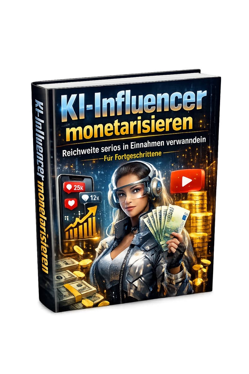 Cover – KI-Influencer monetarisieren: PDF-Ratgeber von RatgeberPlatz.de