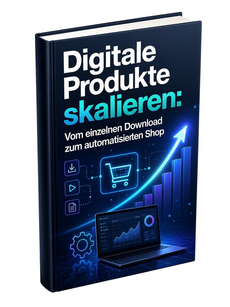 Cover – Digitale Produkte skalieren: PDF-Ratgeber von RatgeberPlatz.de