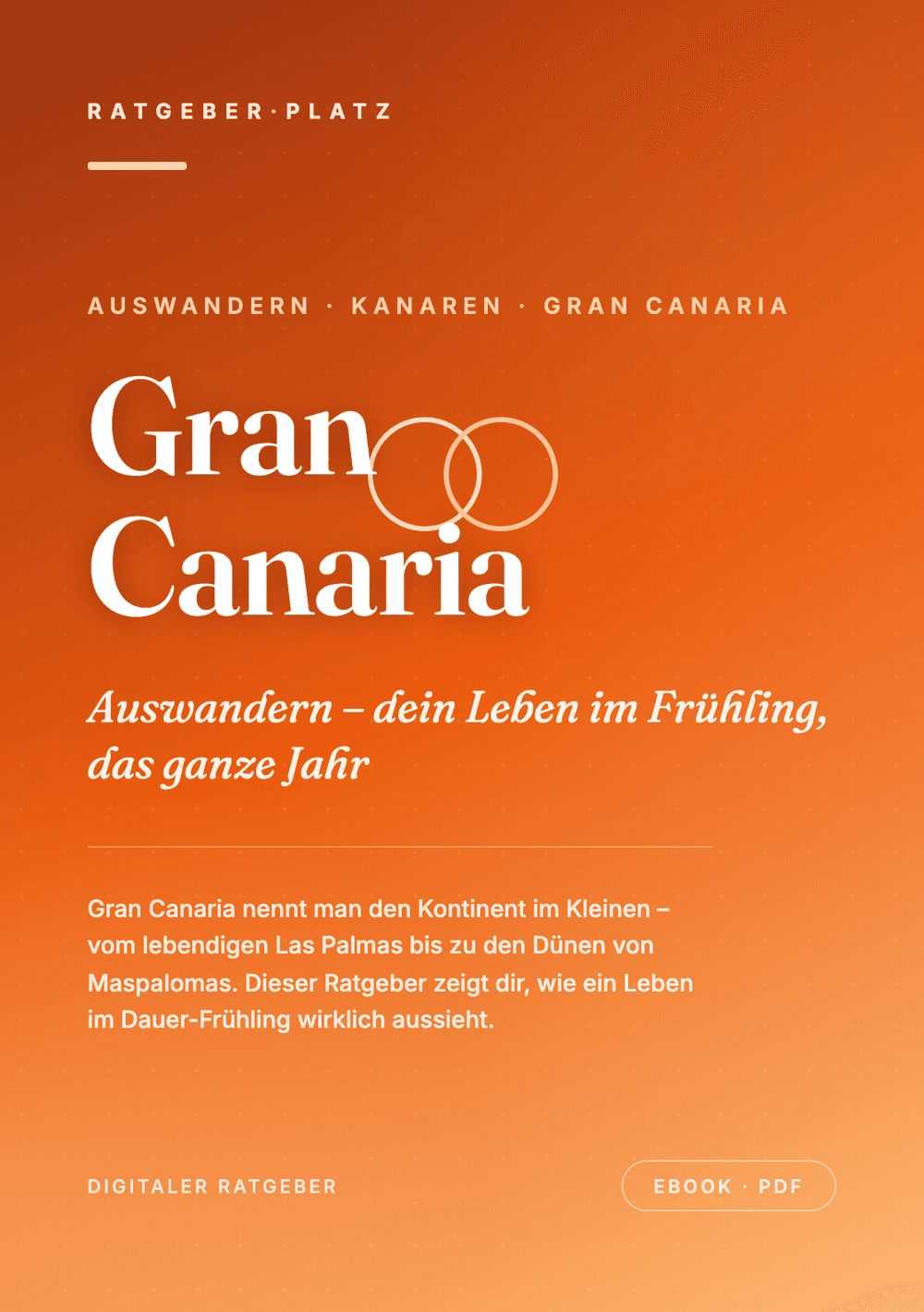 Cover: Auswandern nach Gran Canaria – dein Leben im Frühling, das ganze Jahr