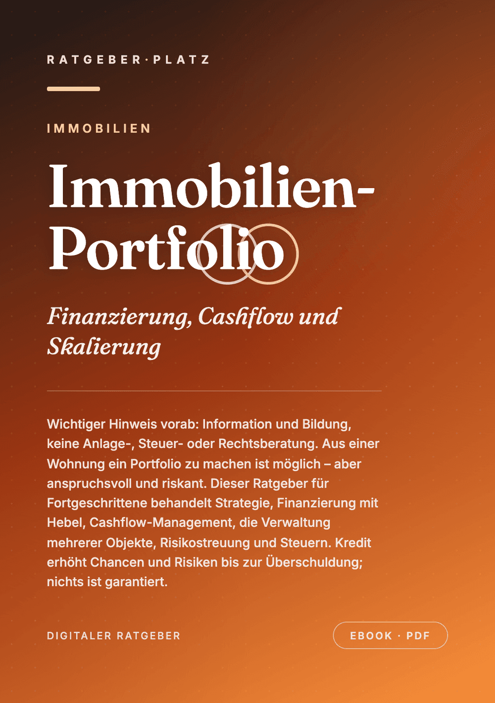 Cover: Immobilien-Portfolio aufbauen