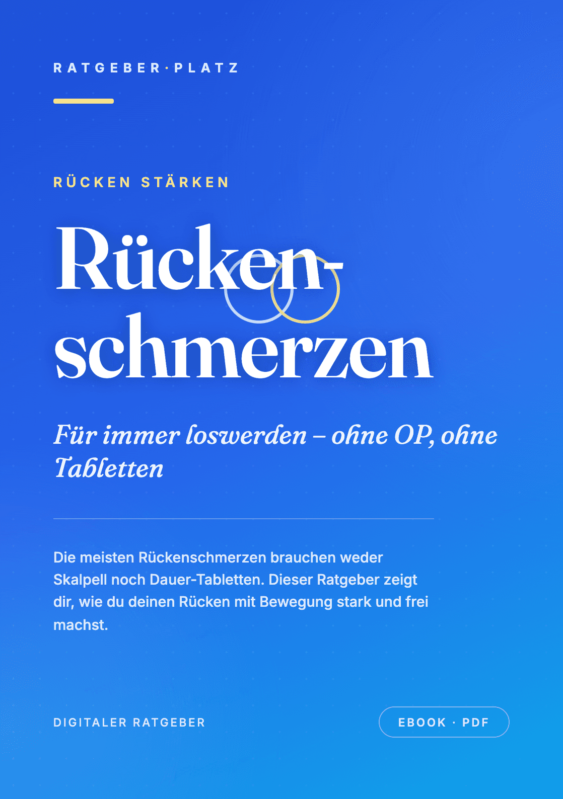 Cover: Rückenschmerzen loswerden