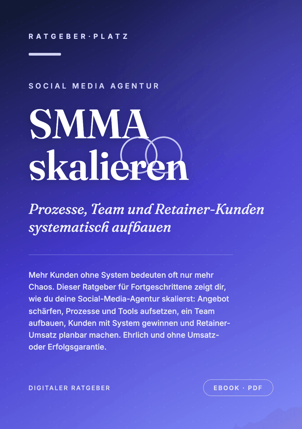 Cover: SMMA skalieren