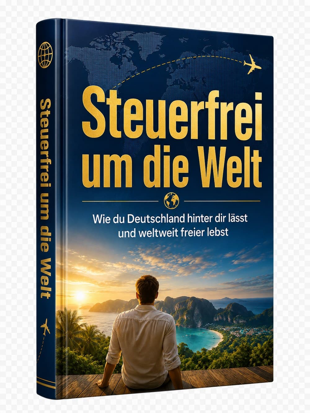 Cover – Steuerfrei um die Welt: PDF-Ratgeber von RatgeberPlatz.de