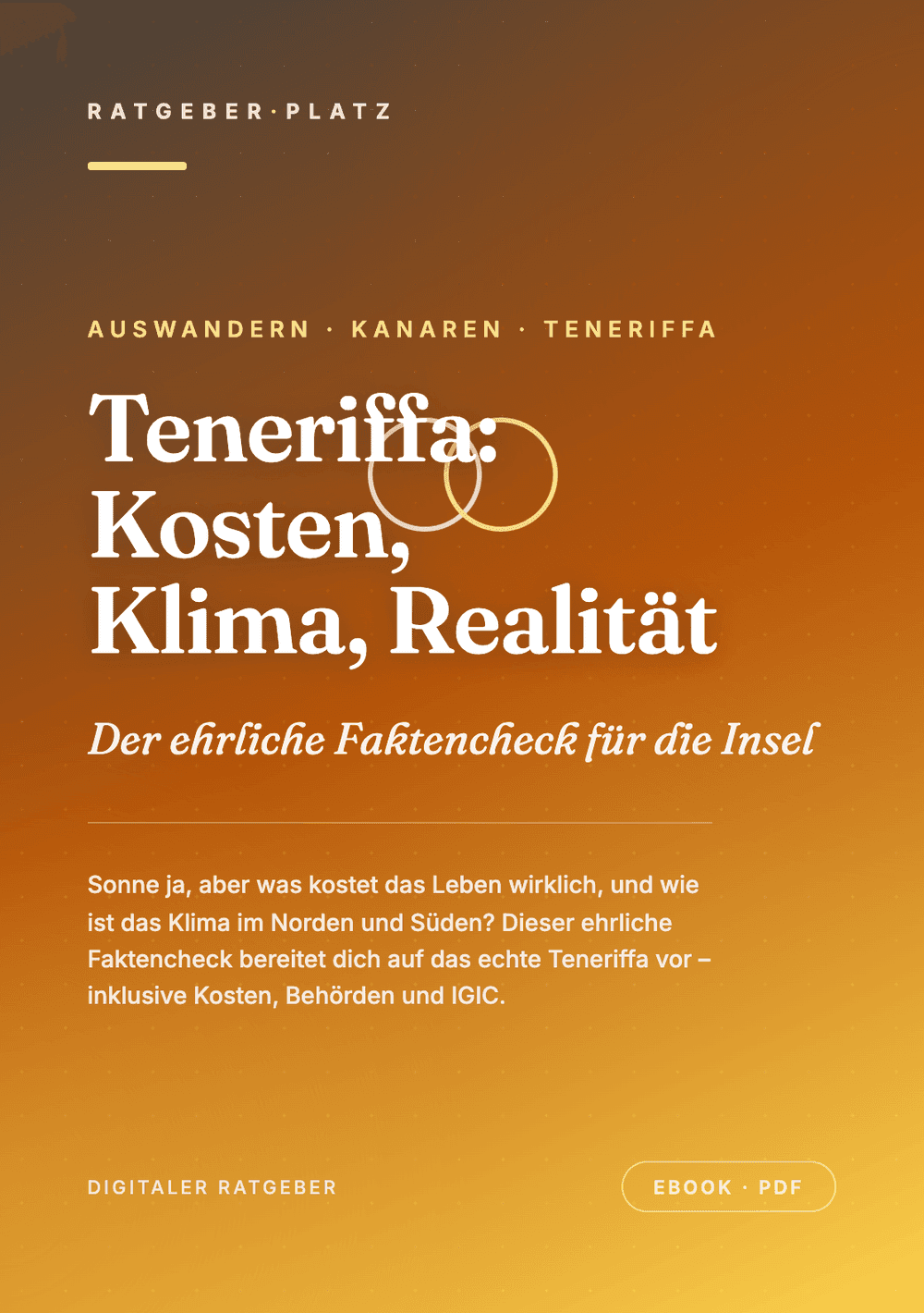 Cover: Auswandern nach Teneriffa: Kosten, Klima, Realität
