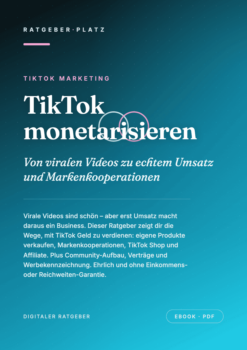 Cover: TikTok monetarisieren