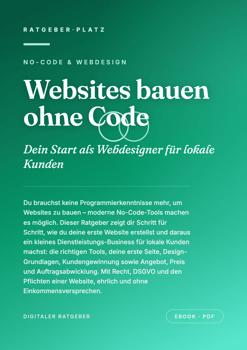 Cover: Websites bauen ohne Code