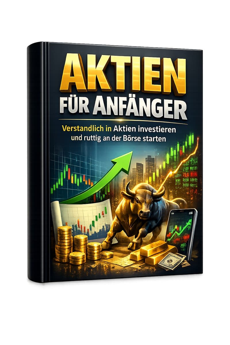 Cover – Aktien für Anfänger: PDF-Ratgeber von RatgeberPlatz.de