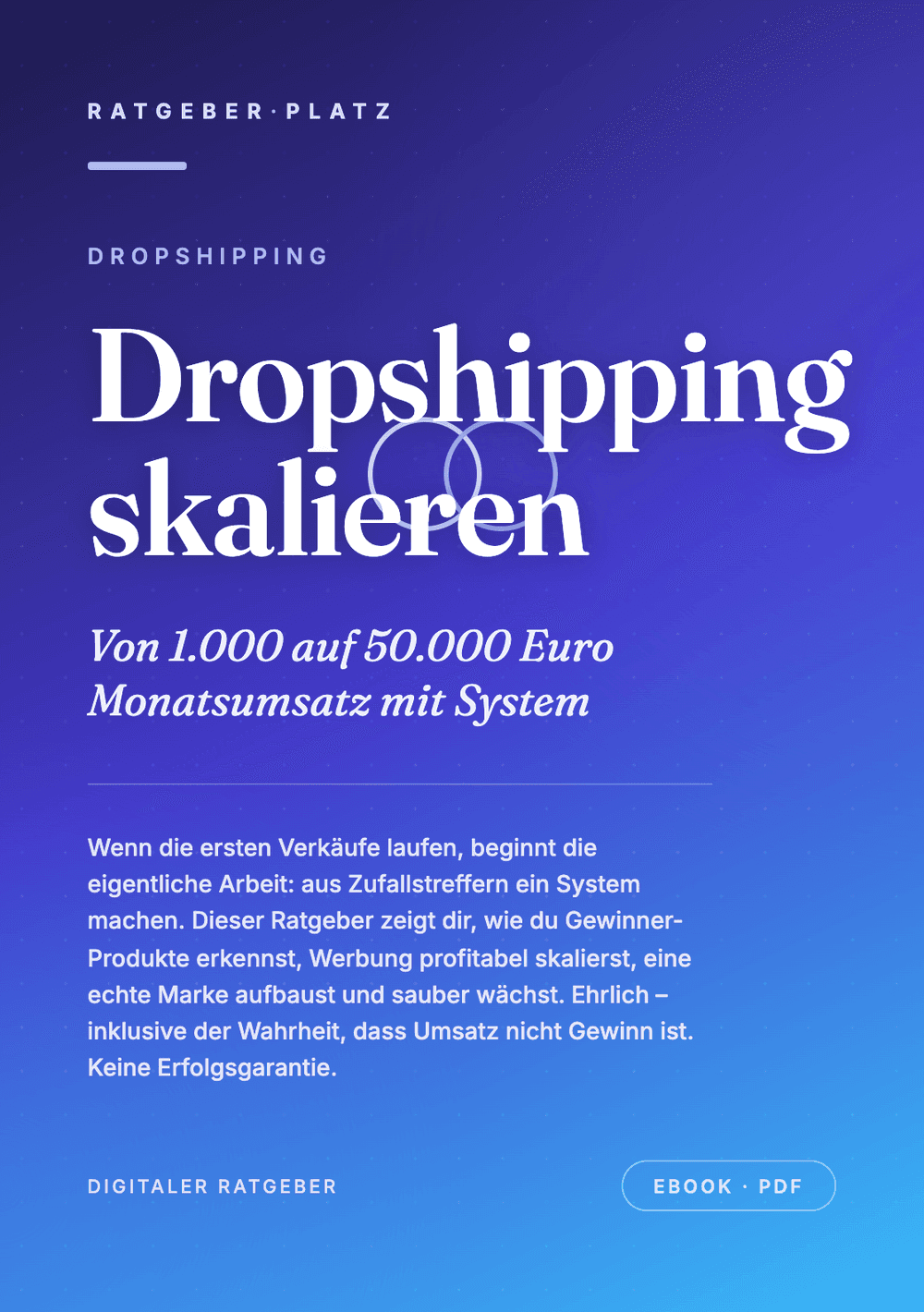 Cover: Dropshipping skalieren