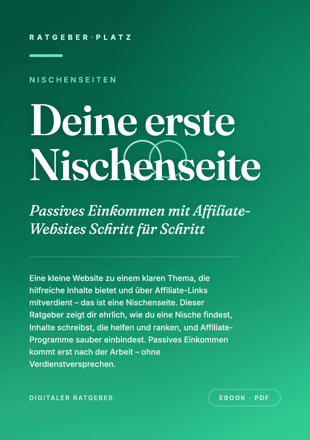 Cover: Deine erste Nischenseite