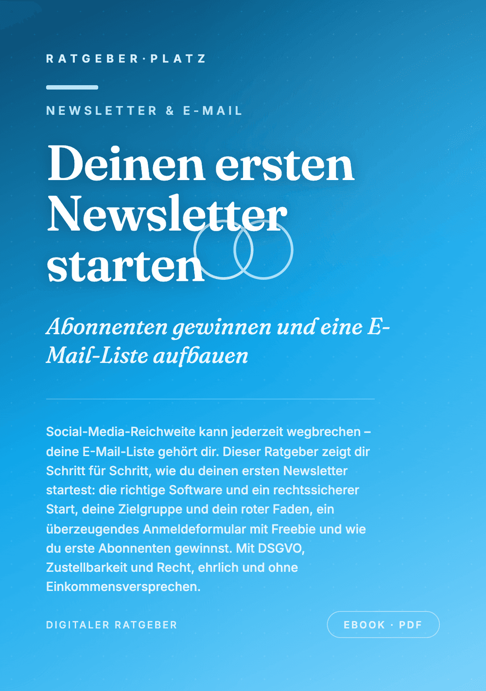 Cover: Deinen ersten Newsletter starten