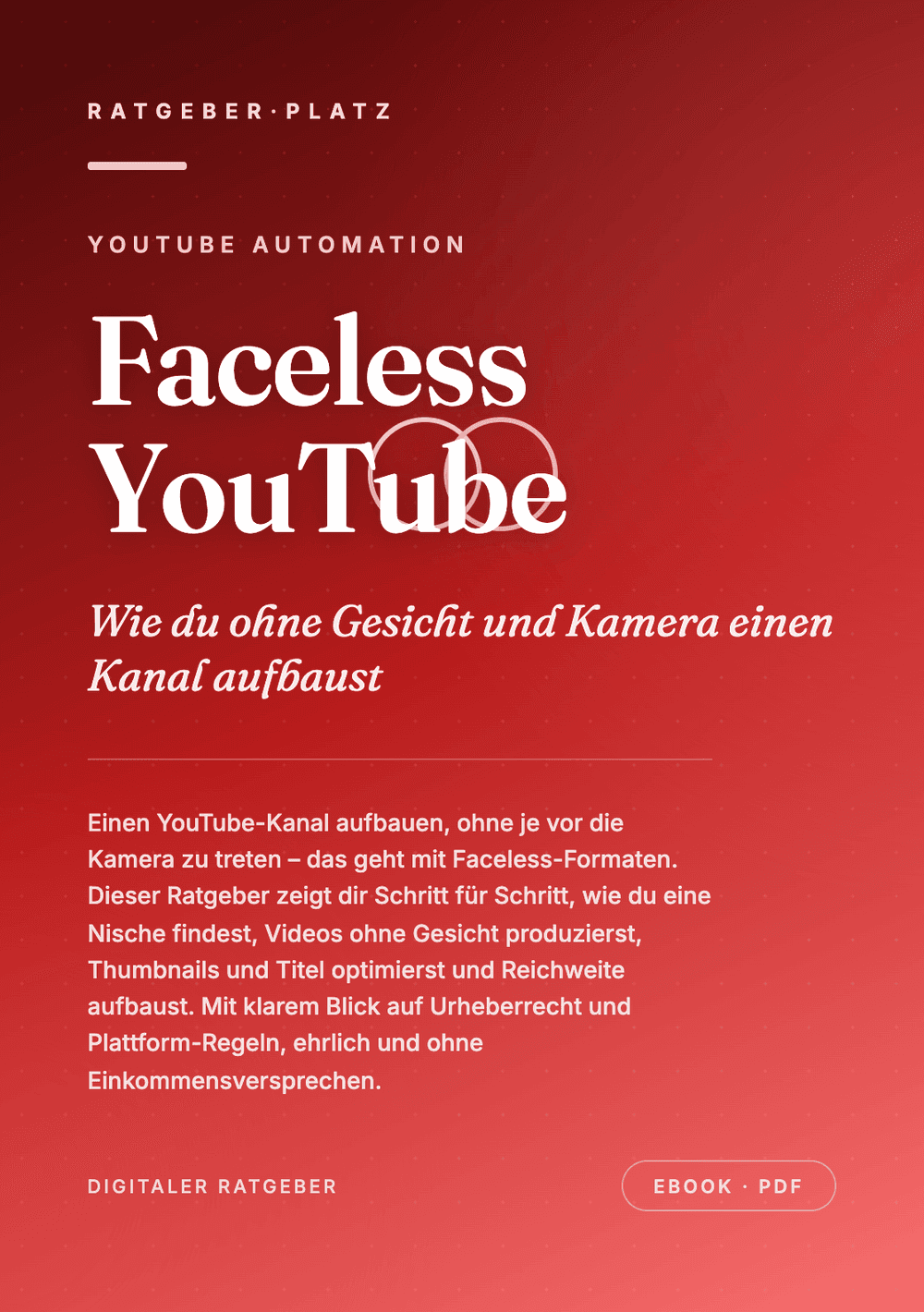 Cover: Faceless YouTube