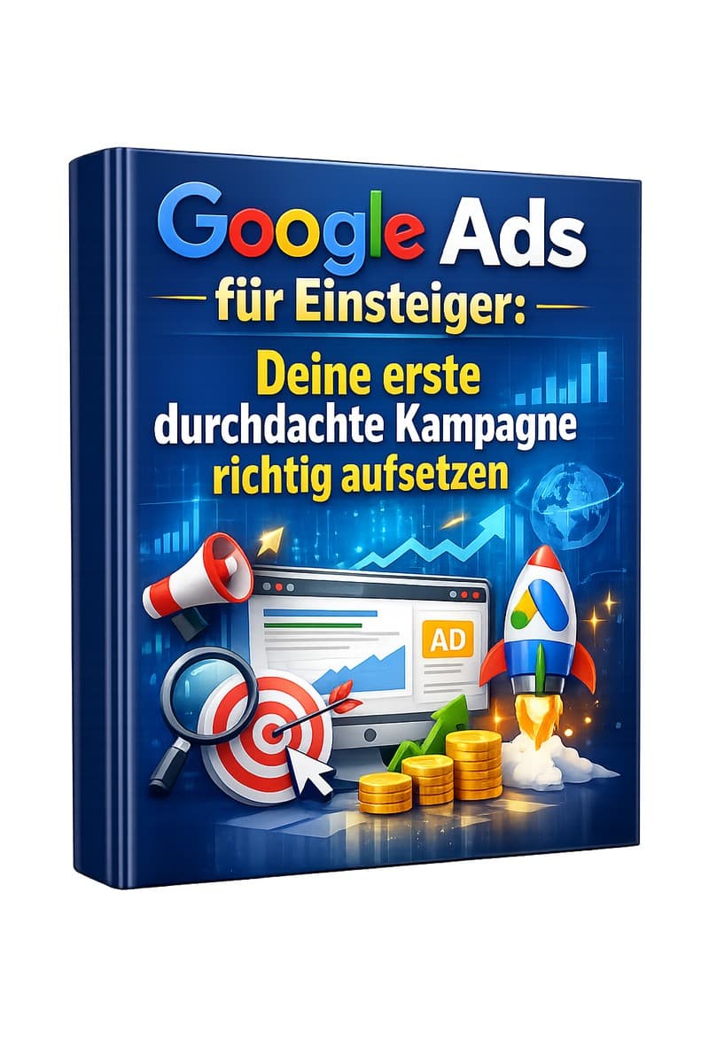 Cover – Google Ads für Einsteiger: PDF-Ratgeber von RatgeberPlatz.de