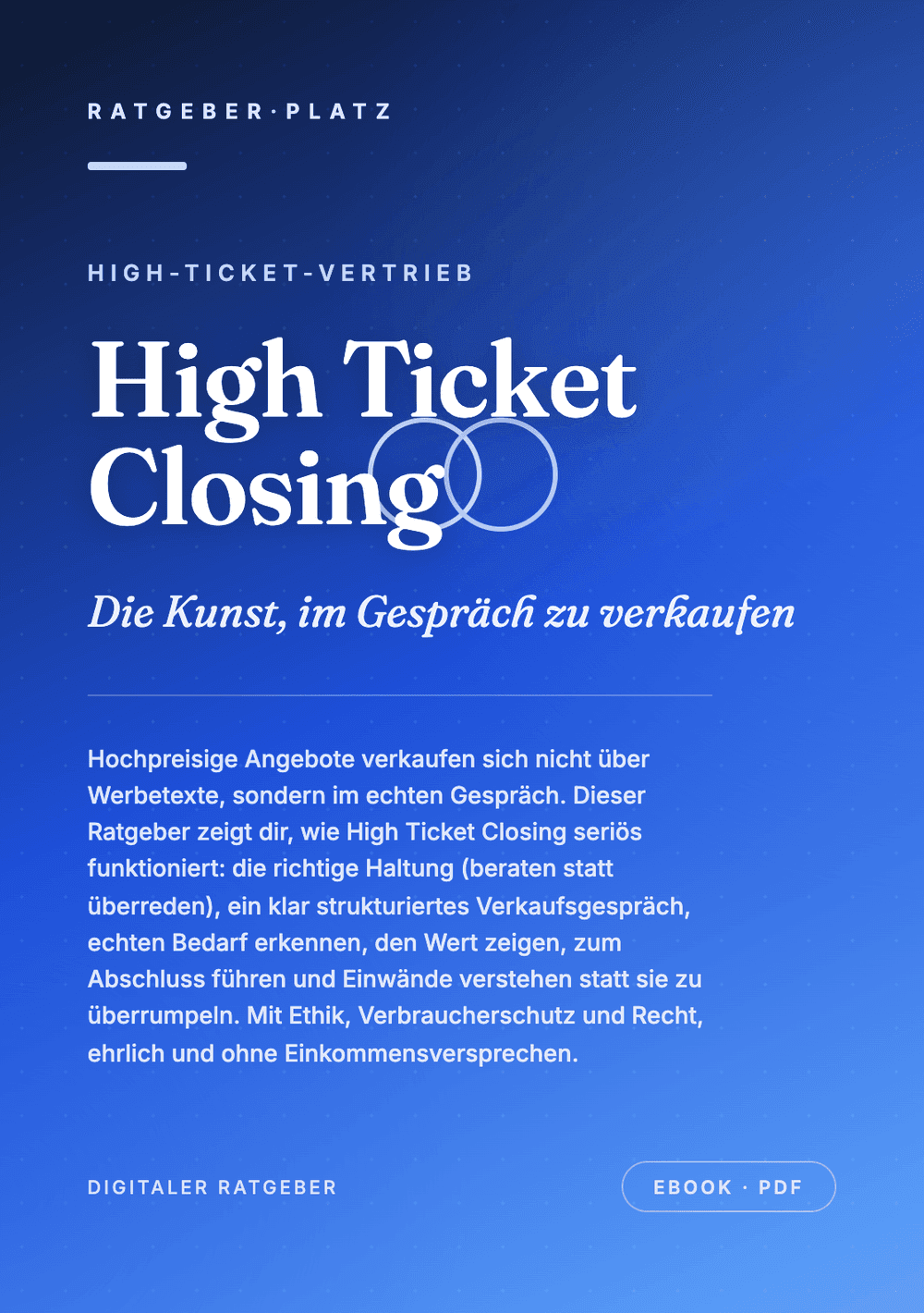 Cover: High Ticket Closing