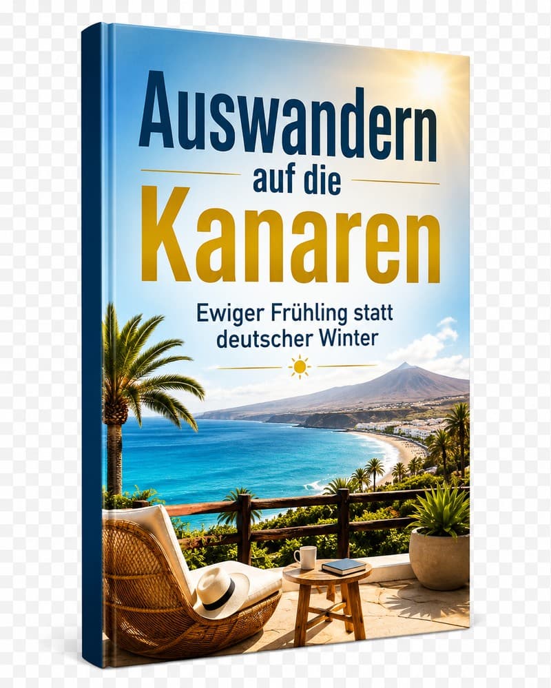 Cover – Auswandern auf die Kanaren: Ewiger Frühling statt deutscher Winter: PDF-Ratgeber von RatgeberPlatz.de