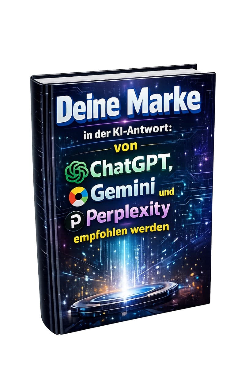 Cover – Deine Marke in der KI-Antwort: PDF-Ratgeber von RatgeberPlatz.de