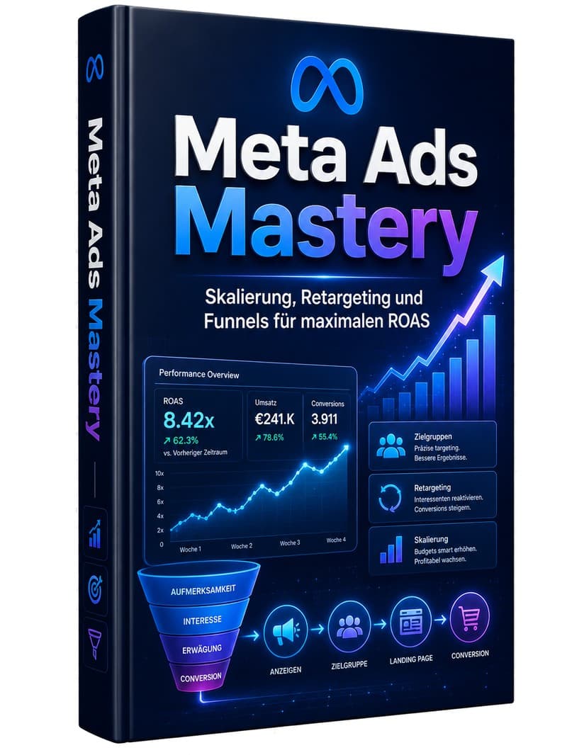 Cover – Meta Ads Mastery: PDF-Ratgeber von RatgeberPlatz.de