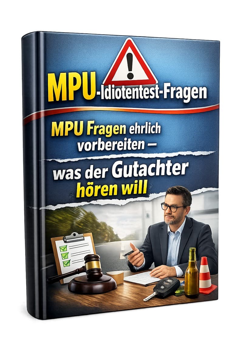 Cover – MPU-Idiotentest-Fragen: PDF-Ratgeber von RatgeberPlatz.de