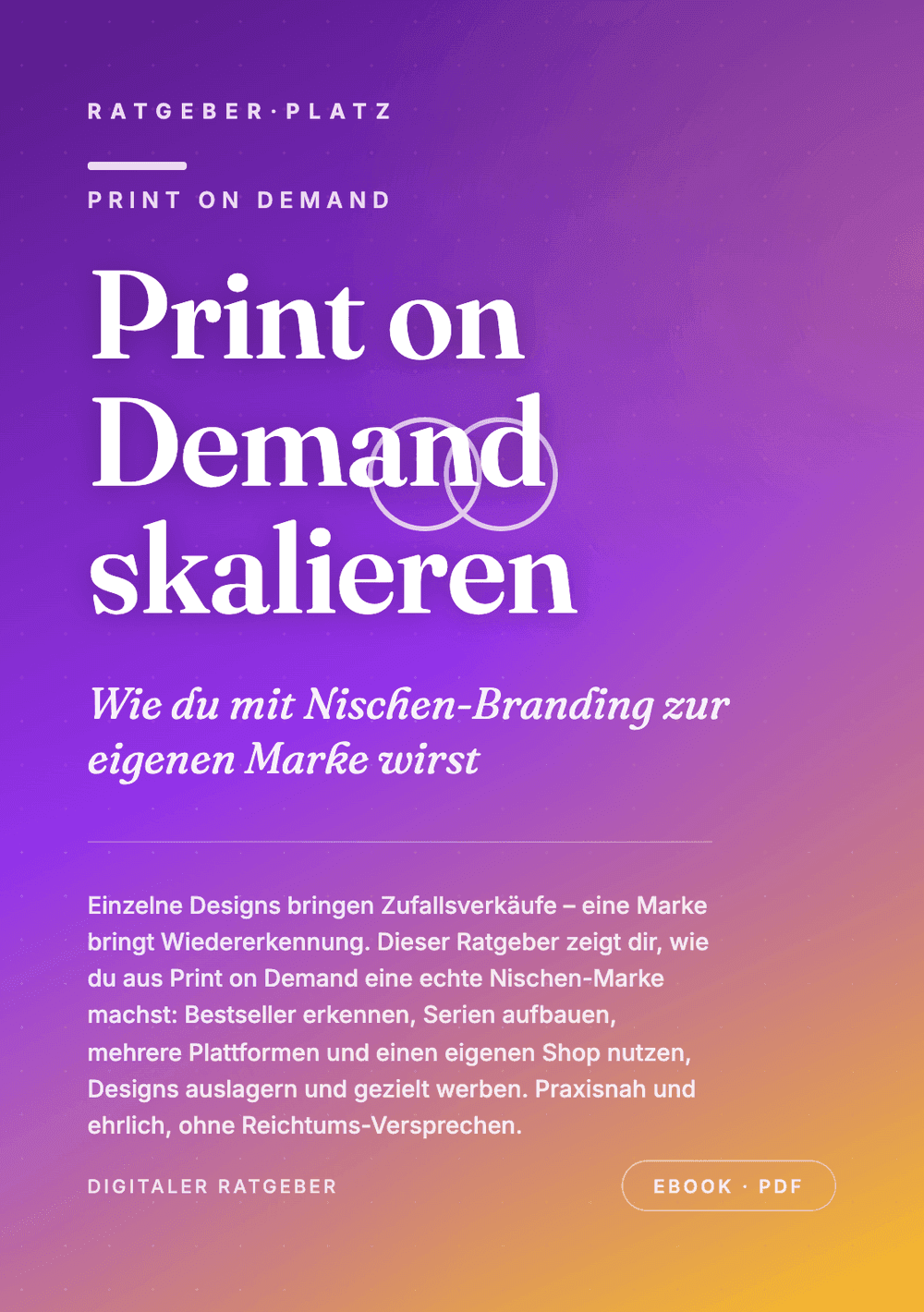 Cover: Print on Demand skalieren