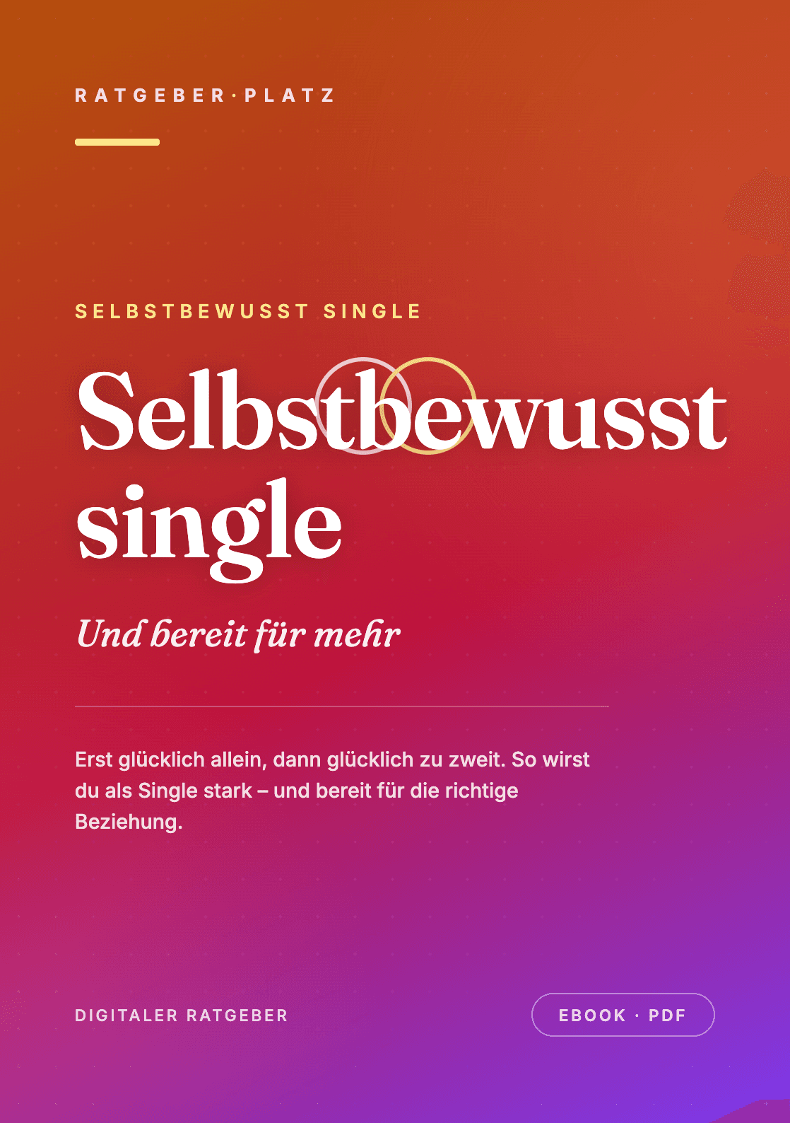 Cover: Selbstbewusst single