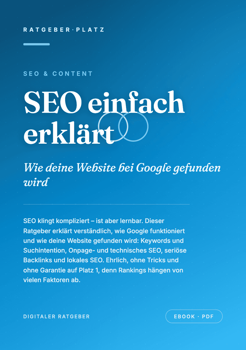 Cover: SEO einfach erklärt