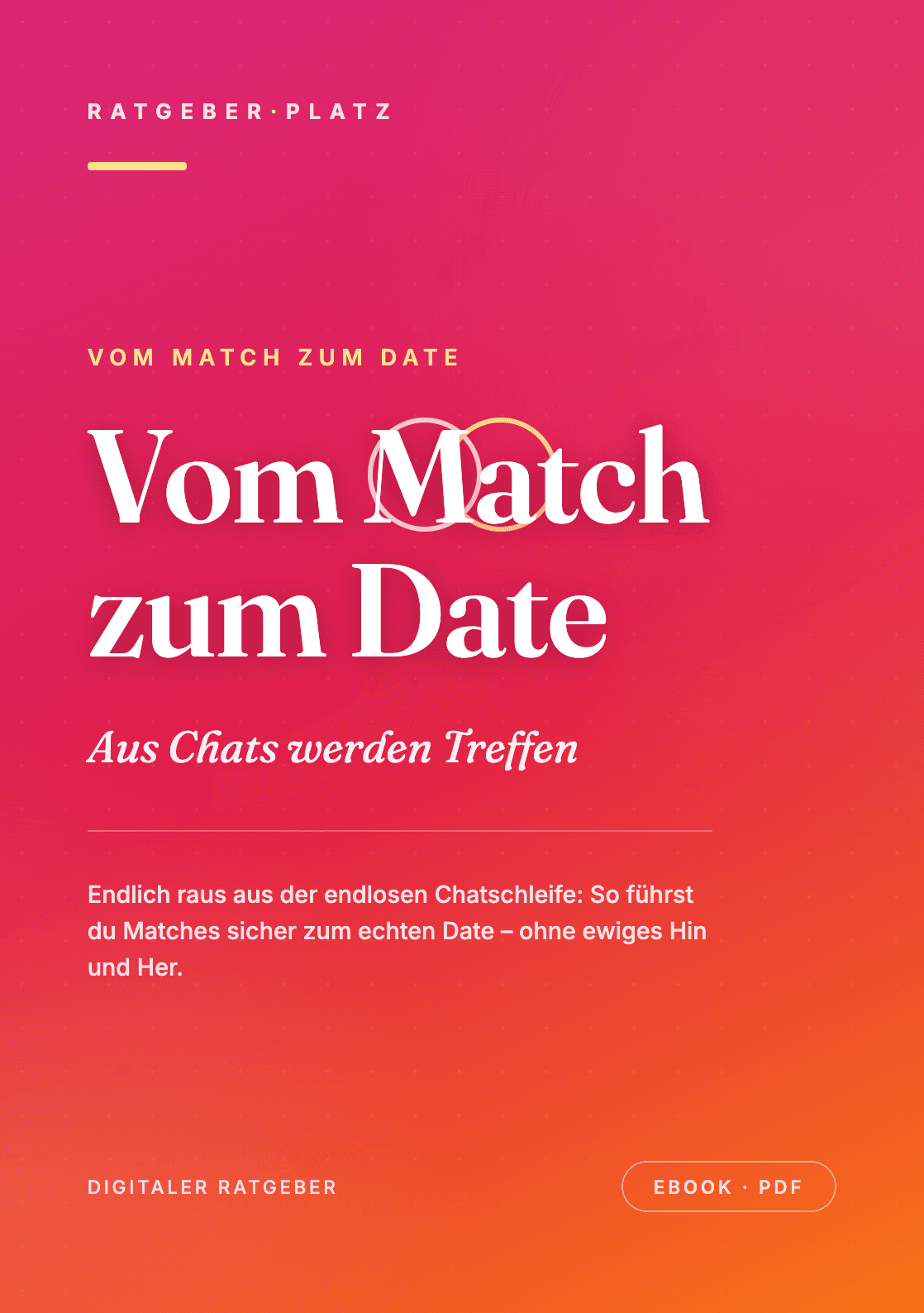 Cover: Vom ersten Match zum ersten Date