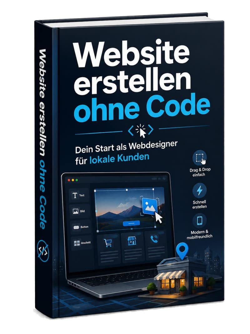 Cover – Websites bauen ohne Code: PDF-Ratgeber von RatgeberPlatz.de